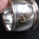 Lot of 6 rounds of silver metal towels