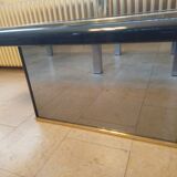 Transformable coffee table in marble and brass – fedam – italian design