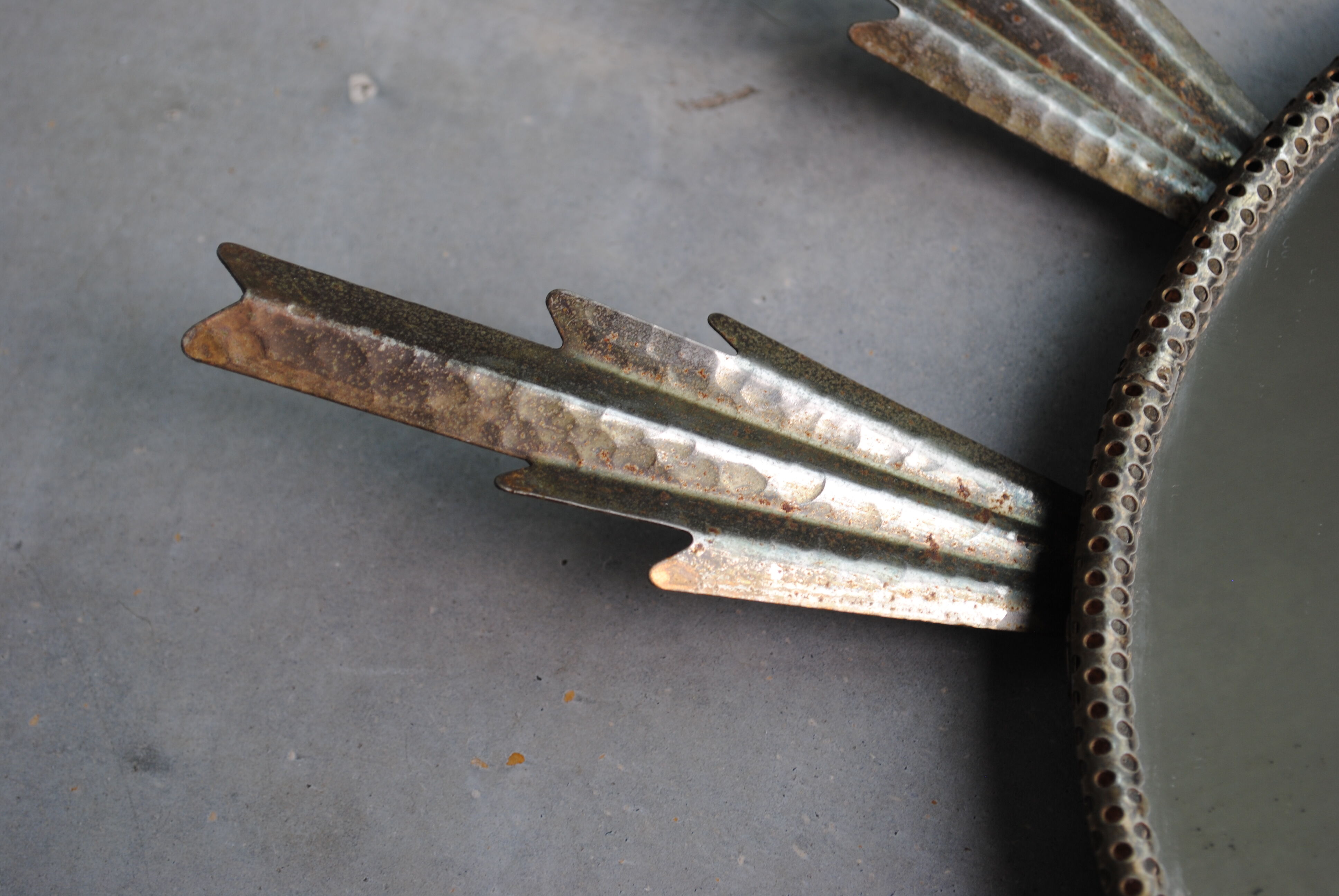 Vintage sun mirror 1970 - 48cm