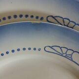 8 old Digoin and Sarreguemines dinner plates