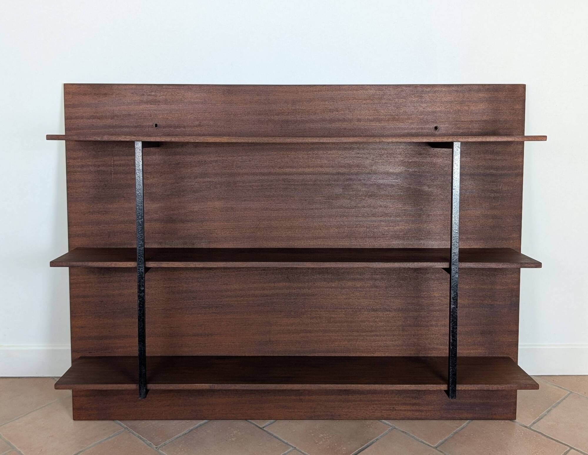 1960s wall bookshelf shelf