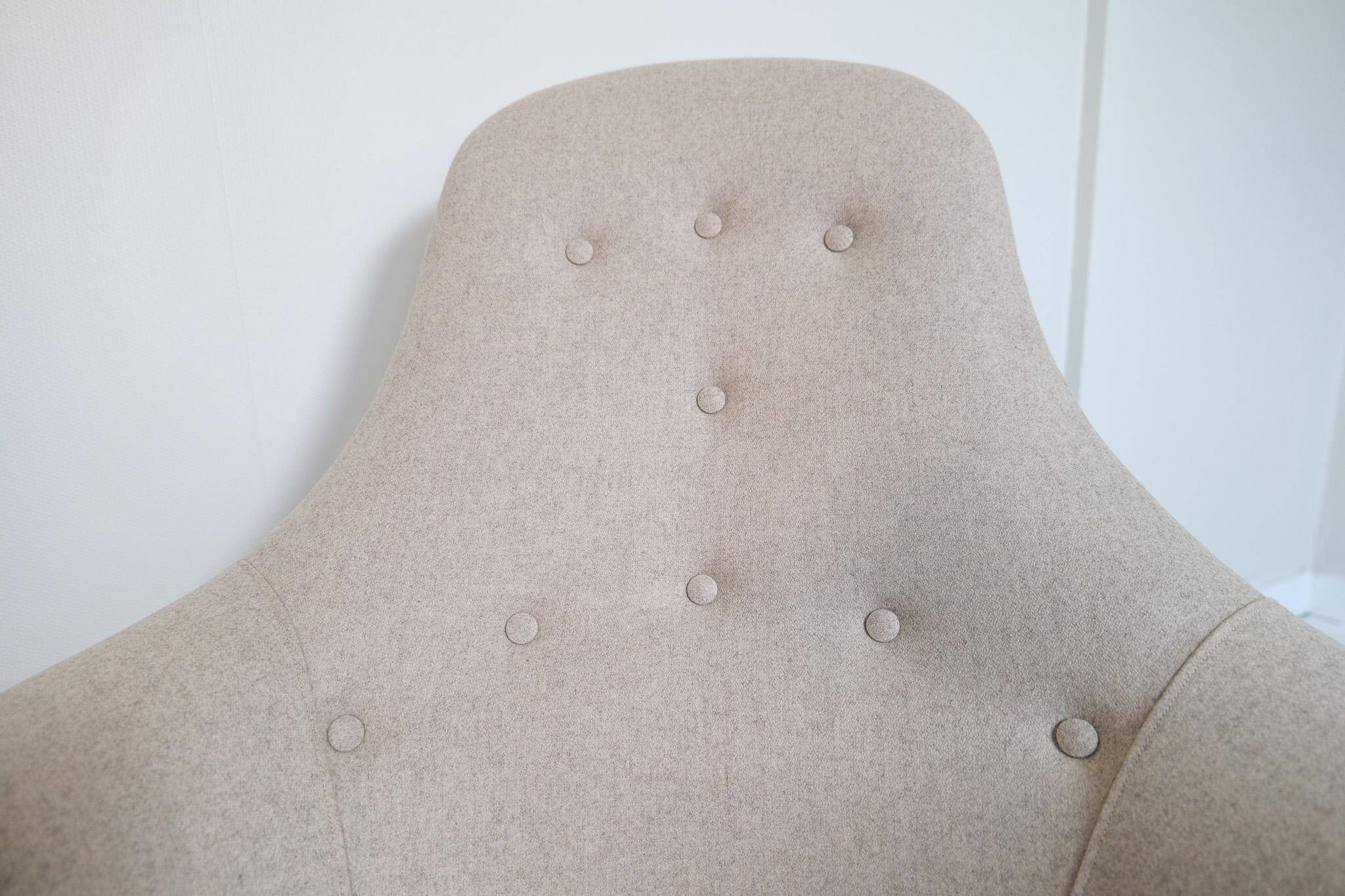 Big Adam lounge chairs, mid-century design, NK, Sweden, 1950s.
