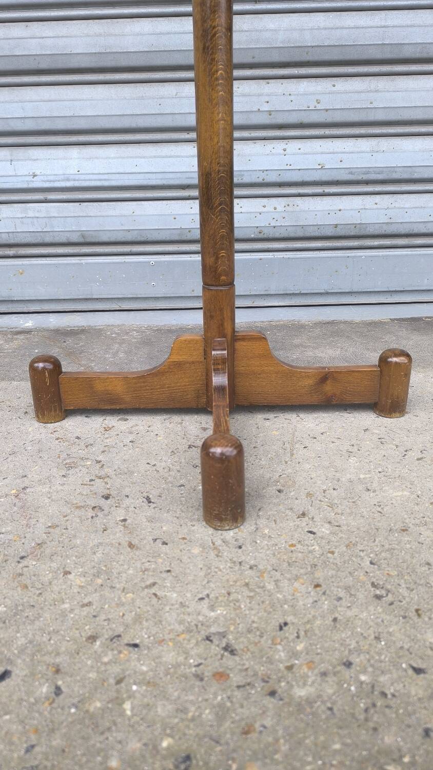 Scandinavian Beech Coat Rack 1960