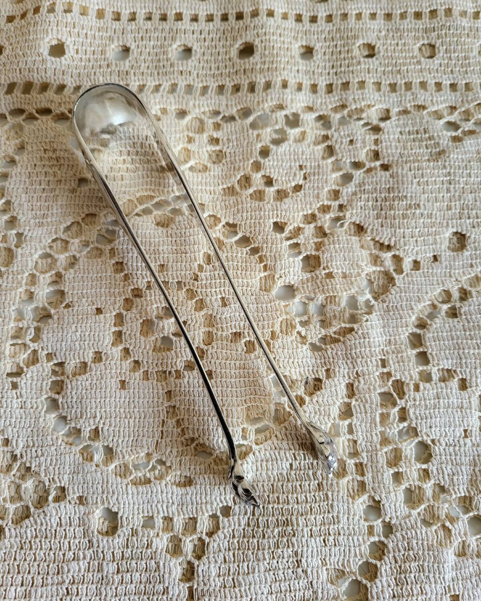 Silver-Plated Sugar Tongs Cailar Bayard