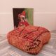 Handmade Berber pouf in wool 60 X 60 X 20 CM