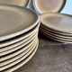 Service of 15 vintage Longchamp plates in stoneware.