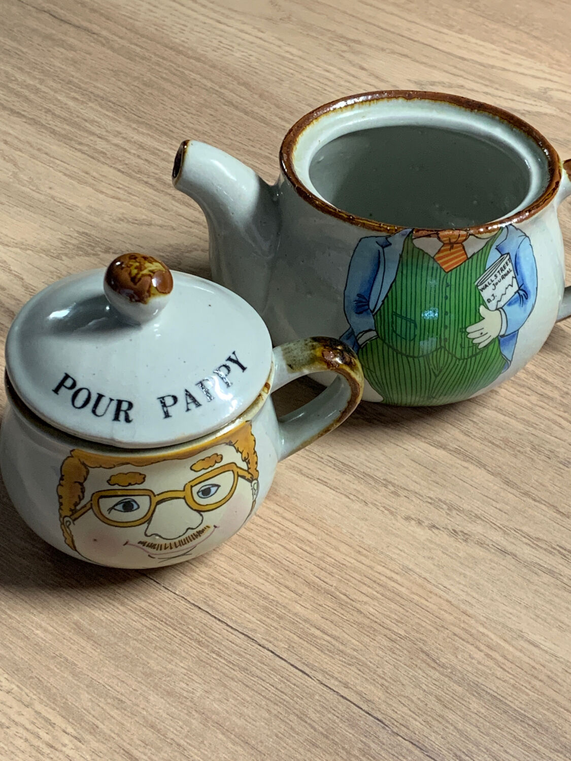 Tea set or coffee Grandpa Papi breakfast mug coffee maker