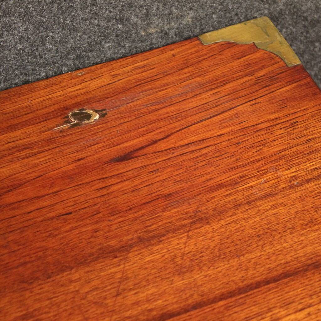 Paire de tables de chevet de style naval anglais du 20e siècle