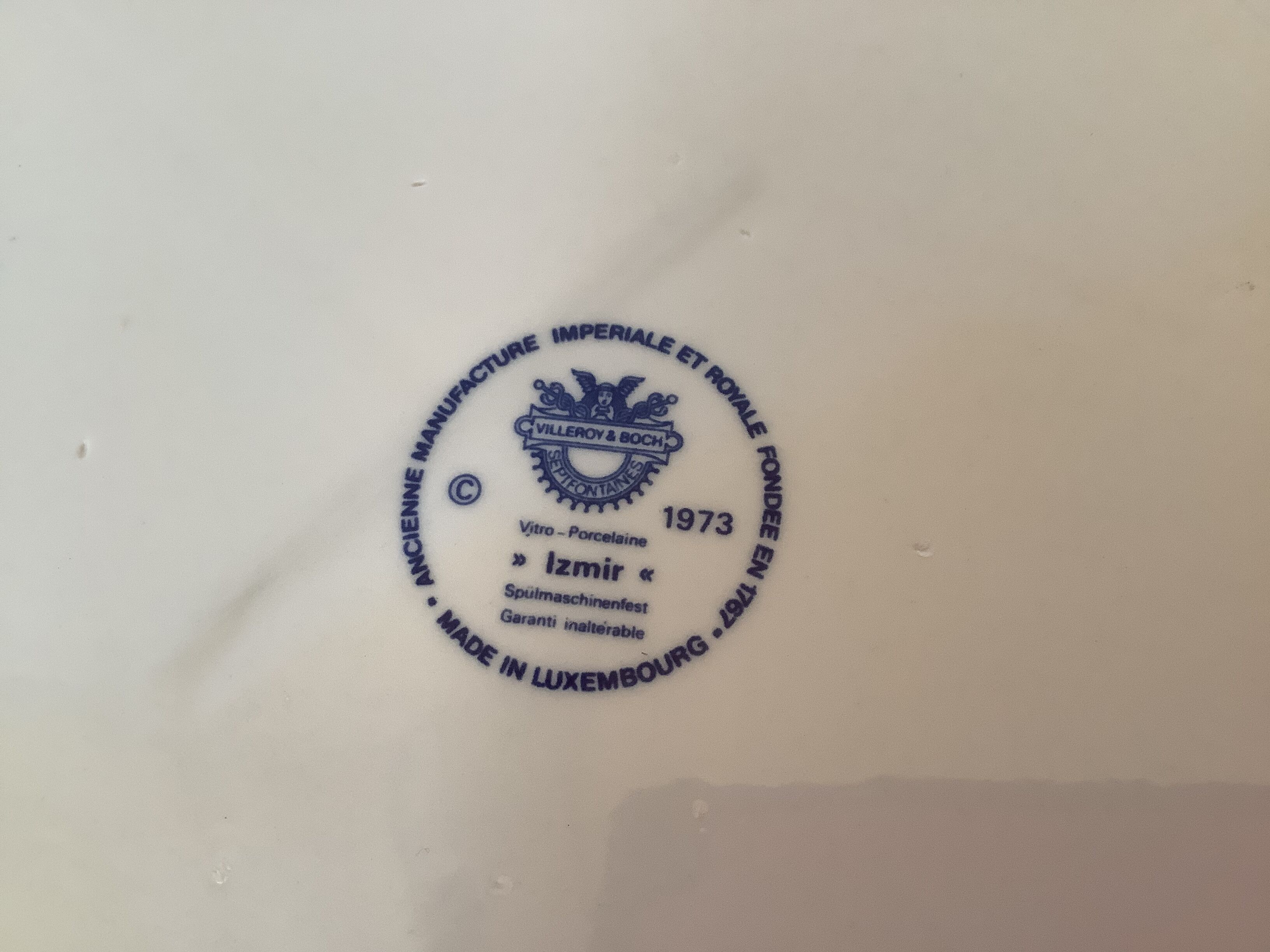6 fondue plates Izmir villeroy and boch