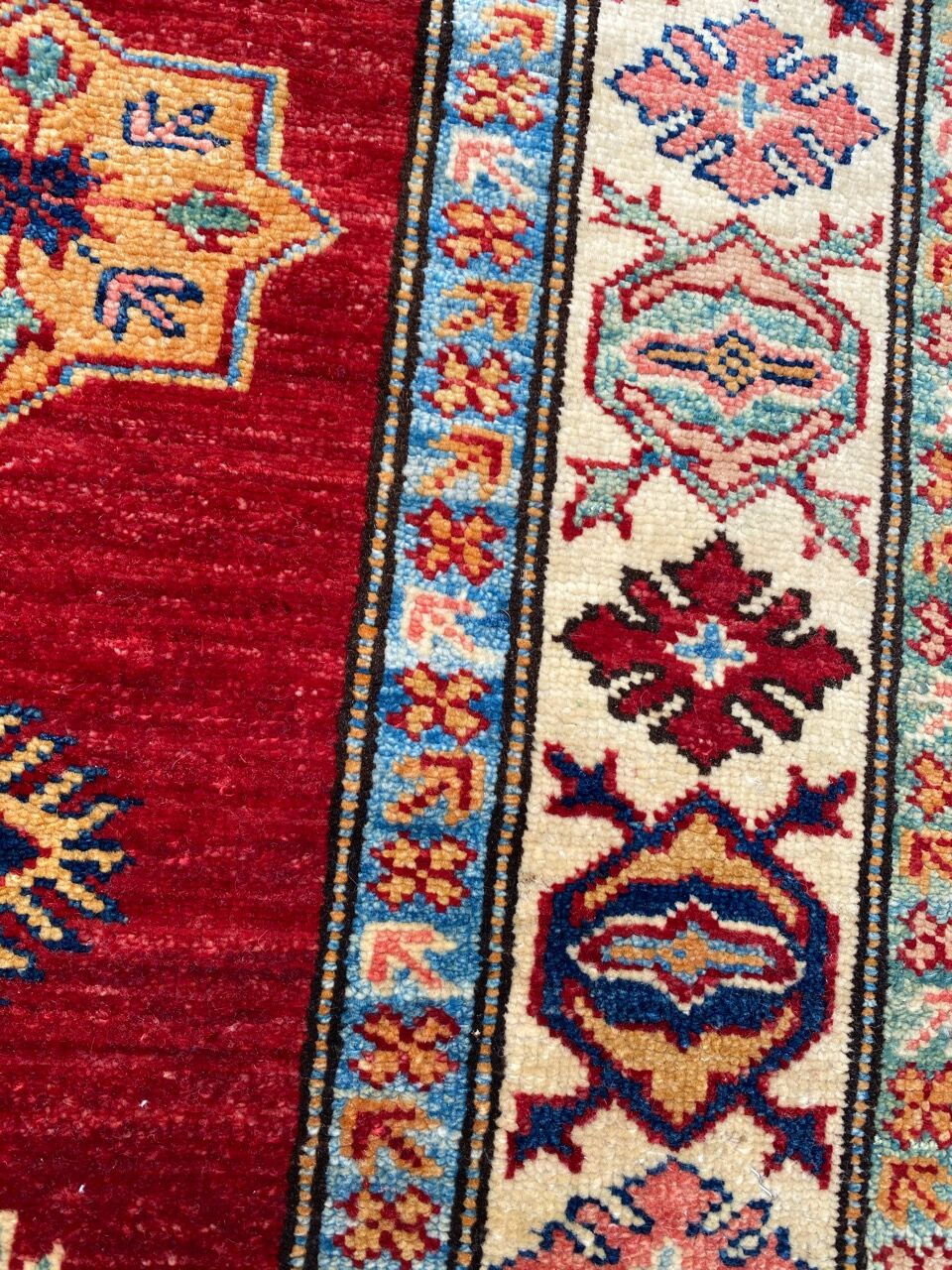 Chobi afghan contemporary carpet 100x142 cm
