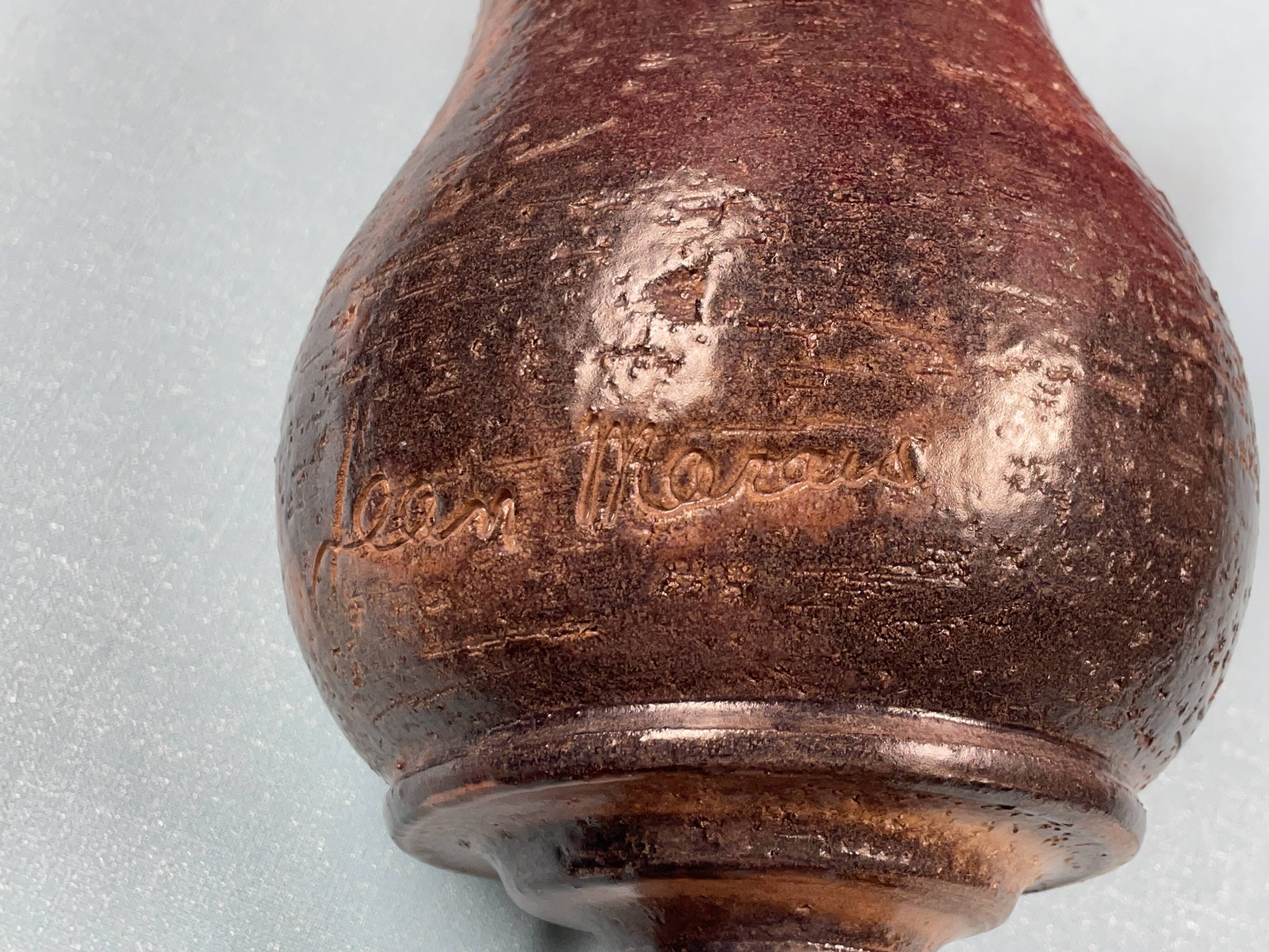 Large Vase signed Jean Marais - 30 cm - Vallauris ceramics, Circa 1960