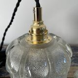 Set of two vintage electric chiseled glass handhelds