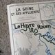 Carte scolaire vintage mdi FRANCE La Seine