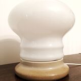 White Glass Table Lamp by Ivan Jakes, 1960s