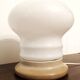 White Glass Table Lamp by Ivan Jakes, 1960s