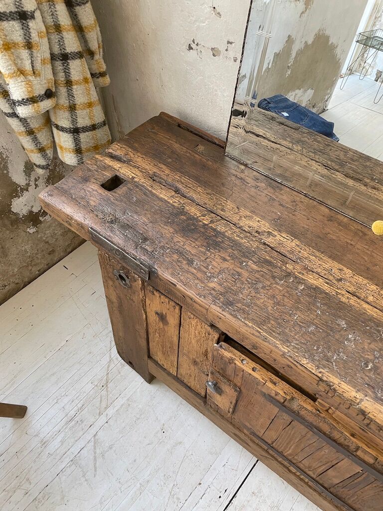 Established former brutalist console oak pine