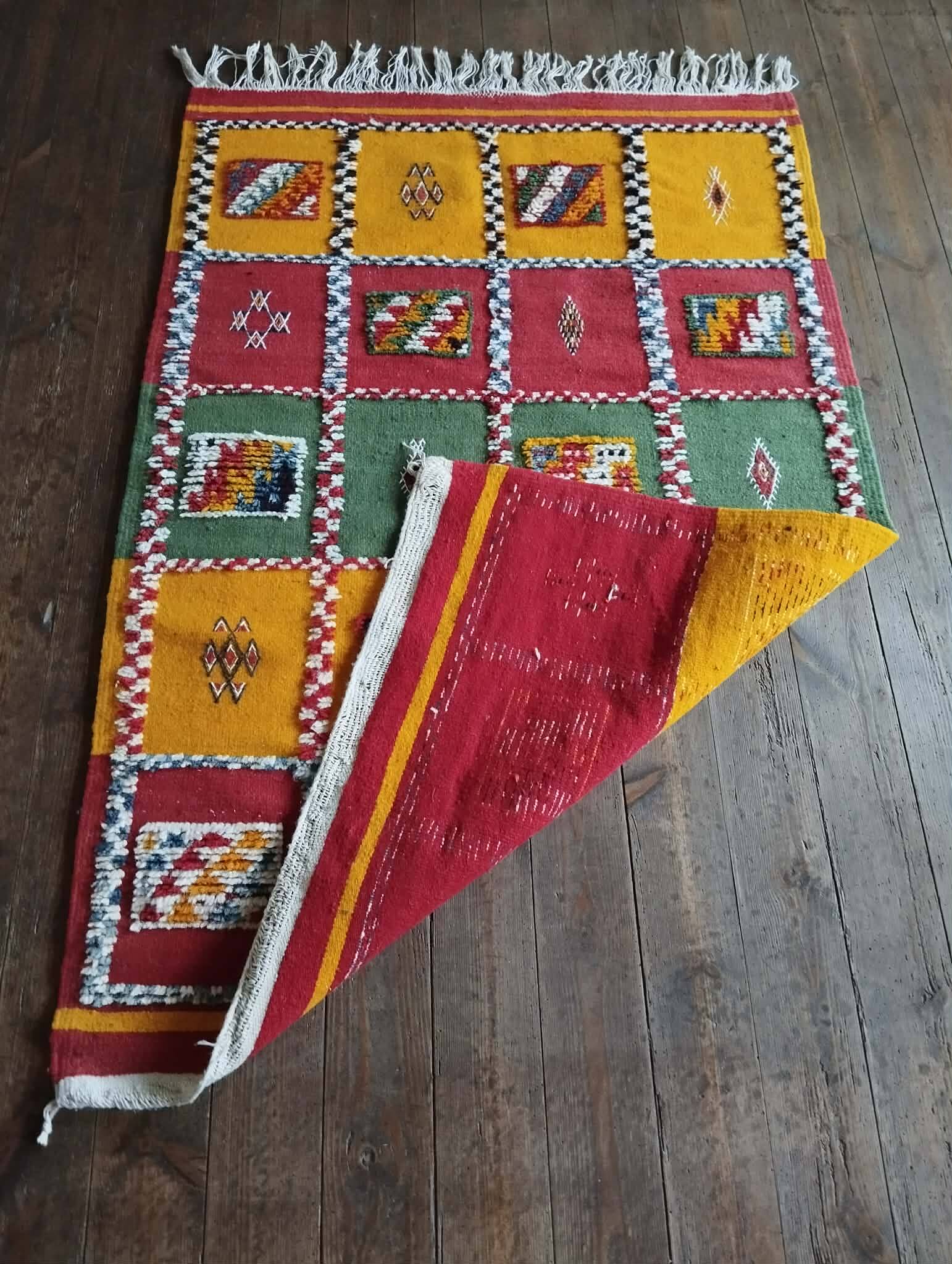 Handmade Berber Kilim Taznakht 150x100cm