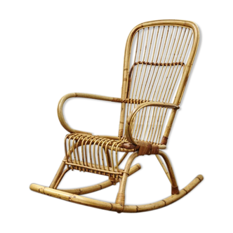 Rattan rocking chair