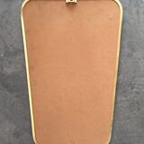 Mirror edge brass 52x34cm