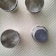 12 Silver-Plated Metal Shot Glasses
