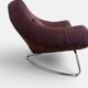 Fauteuil triangulaire "Chili" par Paul Falkenberg – Alcantara Chocolat