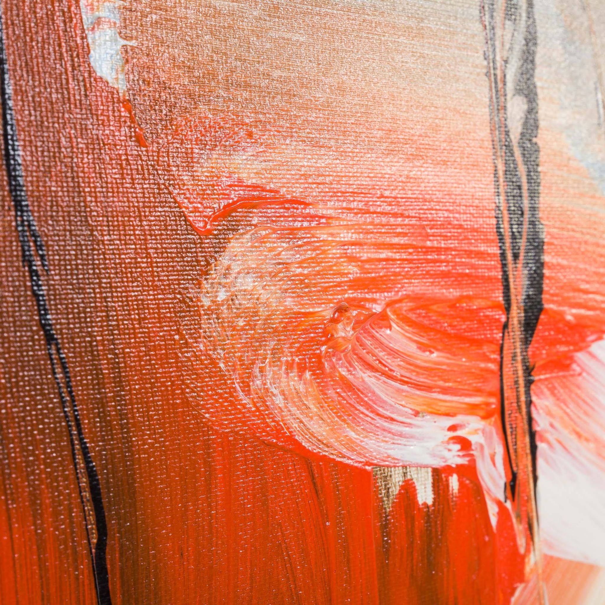 2 peintures abstraites, Danemark, fin du 20e siècle