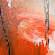 2 peintures abstraites, Danemark, fin du 20e siècle
