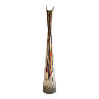 Silver-plated metal vase Cardinal by Lino Sabattini for Christofle, 1956