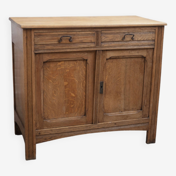 French Sideboard Cabinet in Solid Oak