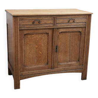 French Sideboard Cabinet in Solid Oak