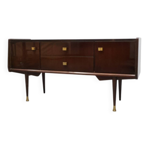 Coiffeuse vintage marron