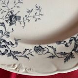assiette plate W.A.A and co XIX eme