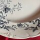 assiette plate W.A.A and co XIX eme