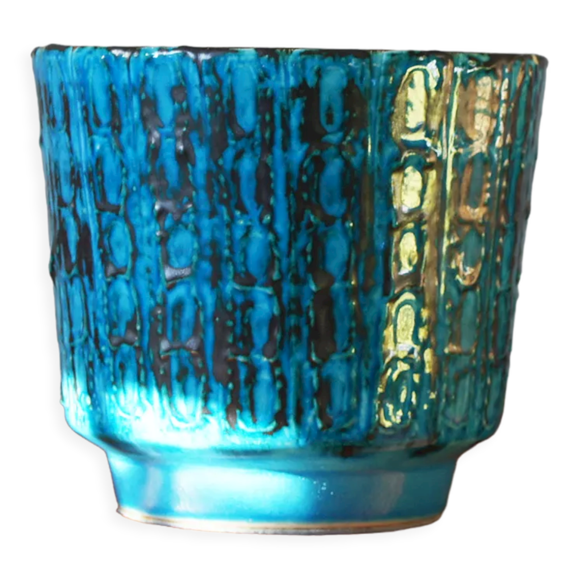 German Plant Pot in Ceramic from ES Keramik, 1960s