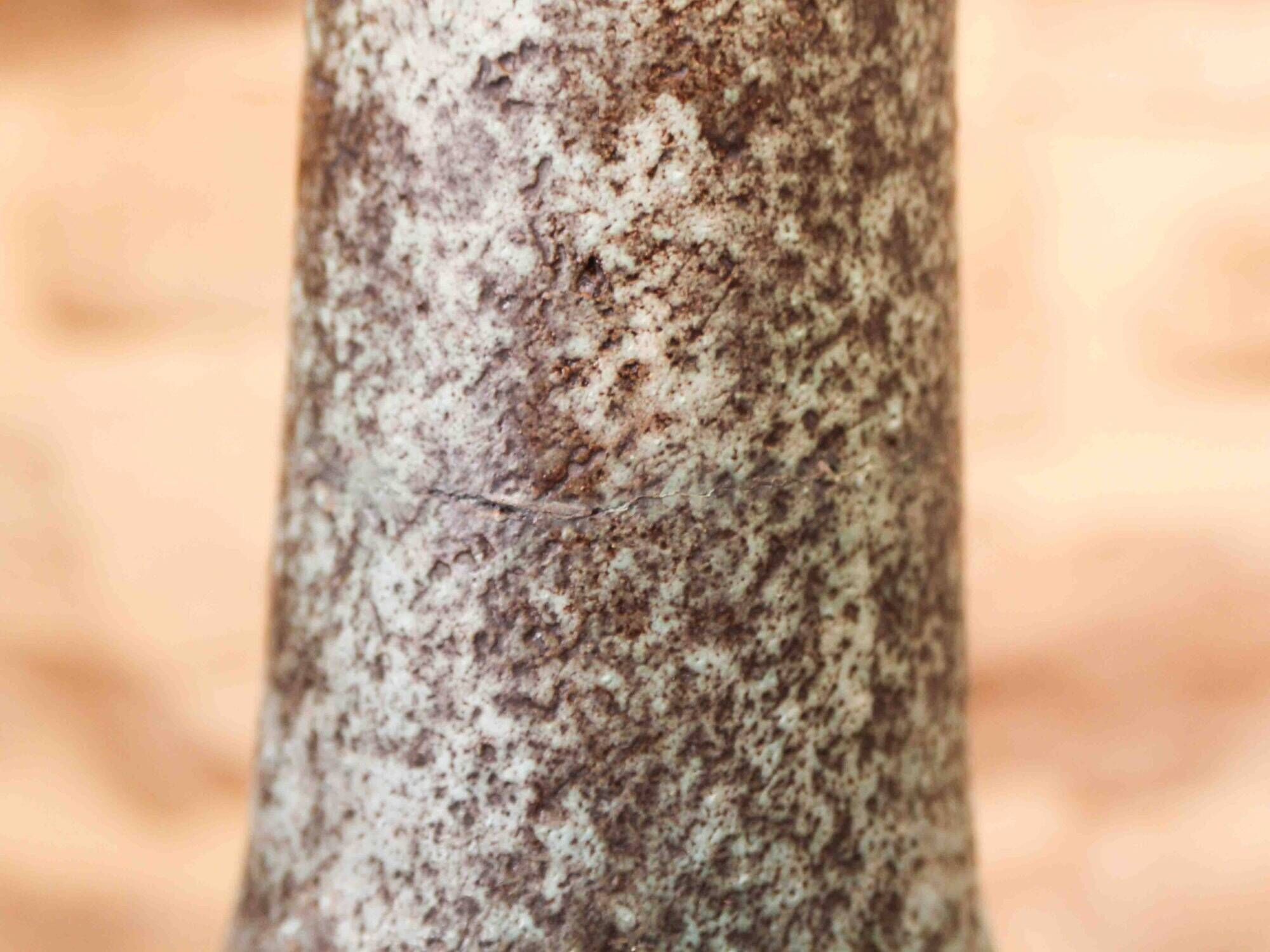 Large ceramic lamp base with dual lighting
