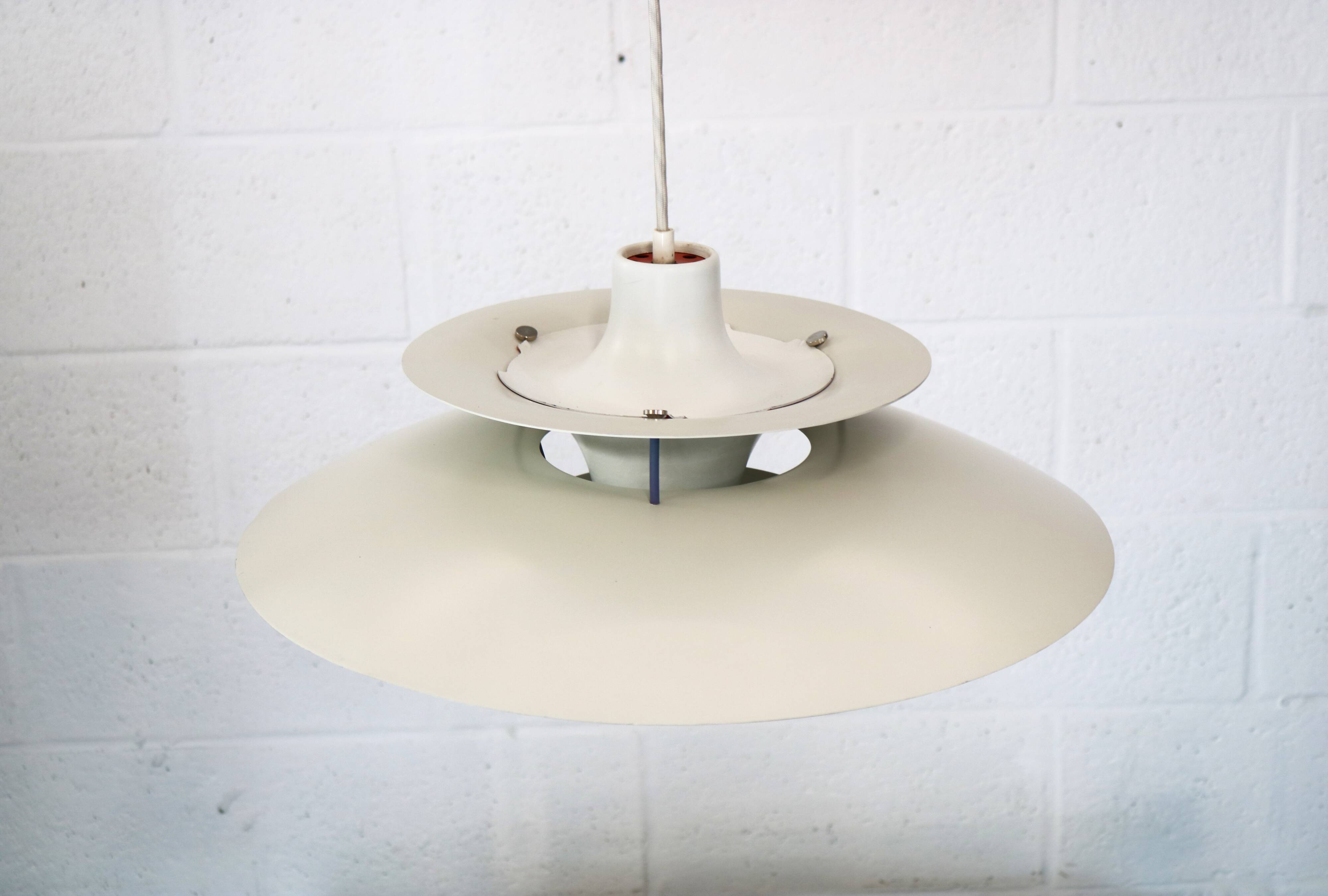 The Real Danish - PH5 Pendant Lamp - Original White Color - Louis Poulsen