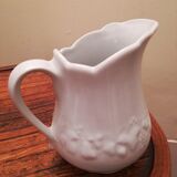 White porcelain pitcher