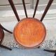 Set of four bistro chairs