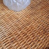 Vintage rattan table