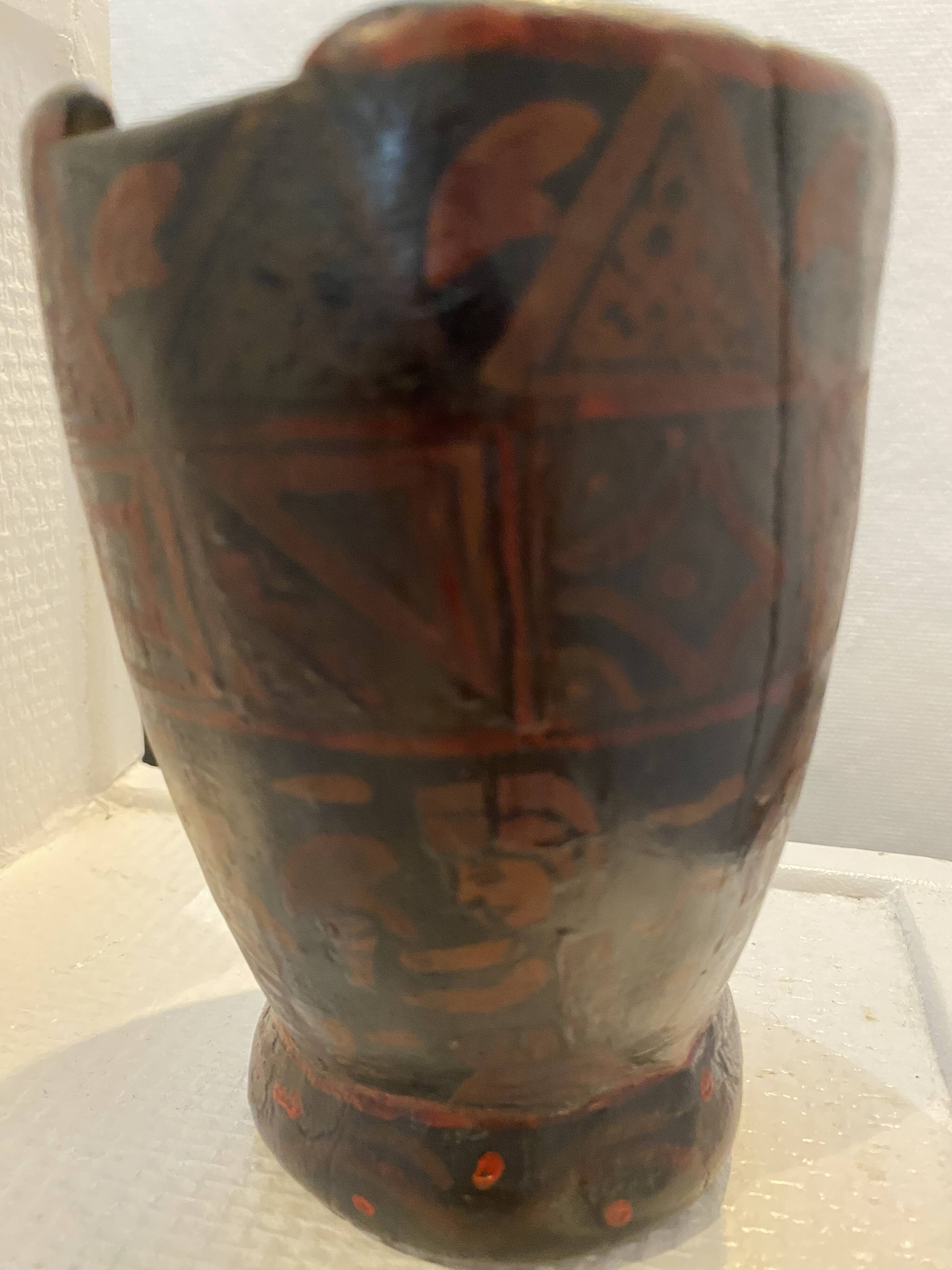 Authentic Kero vase from the colonial era.