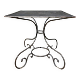 Wrought iron garden table