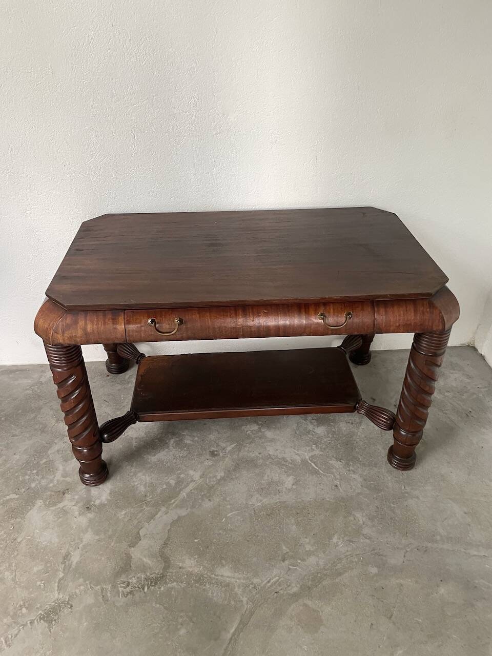Bureau console acajou 1900