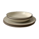 Vintage speckled sandstone plate duos