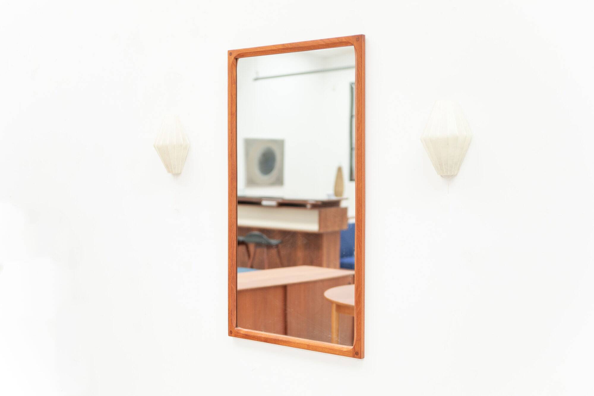 Large mirror by Aksel Kjersgaard