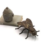 Metal ashtray in the shape of a fly, 1950s