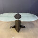 Postmodern dining table by Belgochrom, 1980s