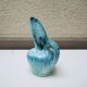 Old 'long spout' turquoise ceramic jug