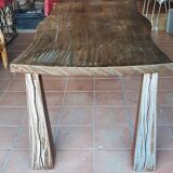 Table de ferme en metal