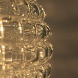 Stunning crystal glass pendant, Peill & Putzler, Germany, 1970s