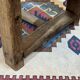 Console - raw oak carpenter's table from the 1930s